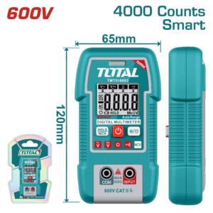 Tester Multímetro digital Smart Total TMT516003 600V - 4000 cuentas