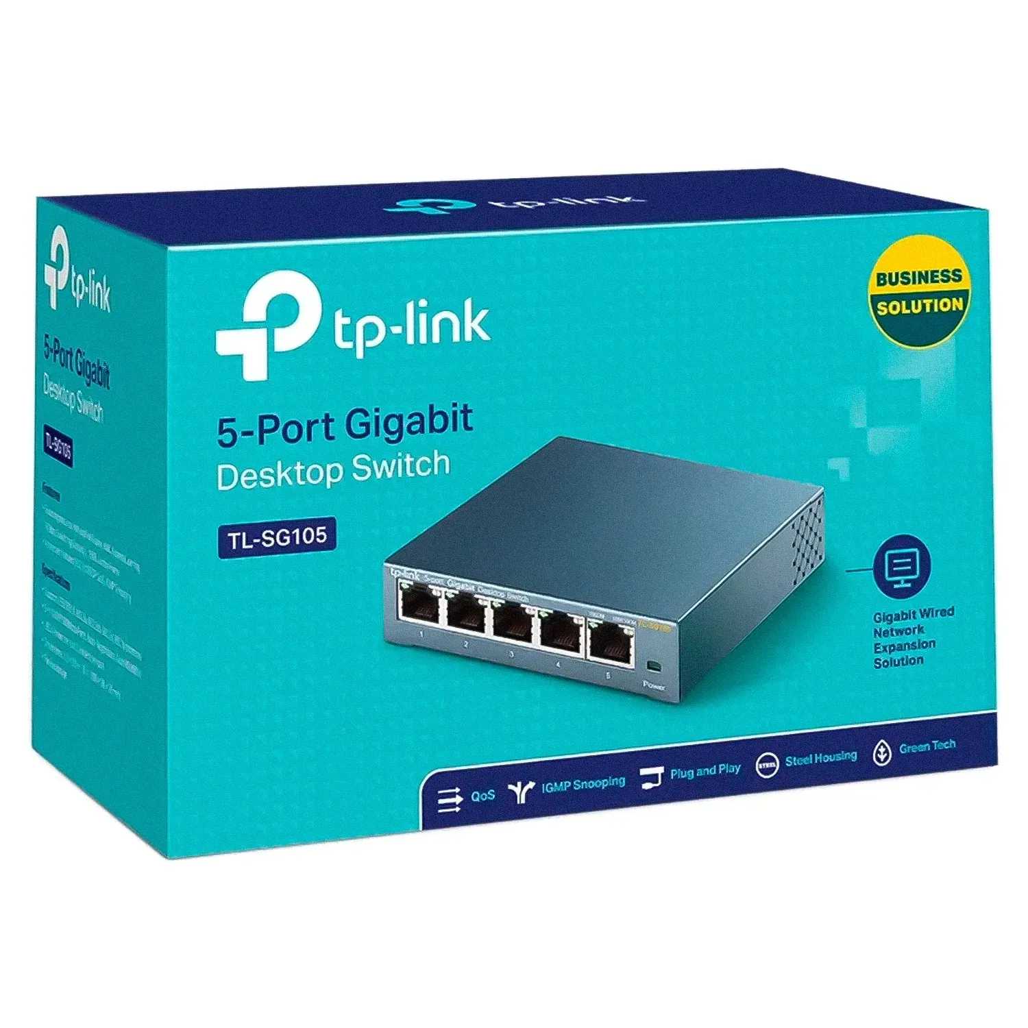 Switch TP-Link TL-SG105 5 puertos Gigabit 10/100/1000 Mbps - Imagen 4