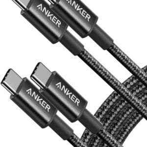 Cable Anker USB-C a USB-C 60W PD carga rápida 1 metro