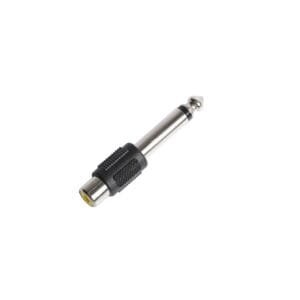 Adaptador de Plug 6.5MM A RCA Hembra" Mono