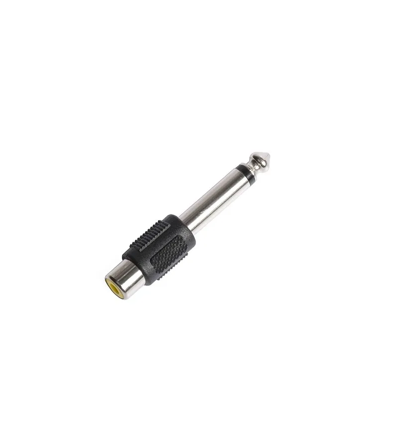Adaptador de Plug 6.5MM A RCA Hembra" Mono