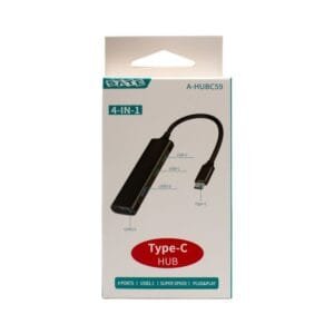 Hub adaptador Sate A-HUBC59 USB-C 4 en 1 USB 3.0 5Gbps