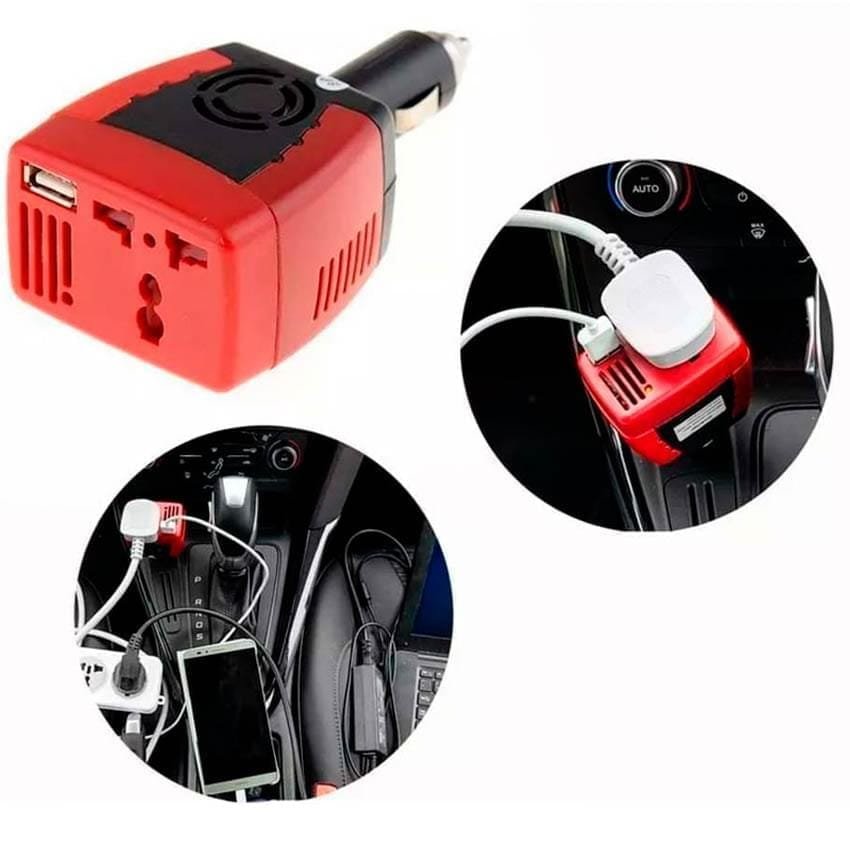 Inversor Transformador Conversor 12v 220v 75w + Usb