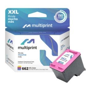 Cartucho Multiprint 662 XXL Color 22ml para impresoras HP