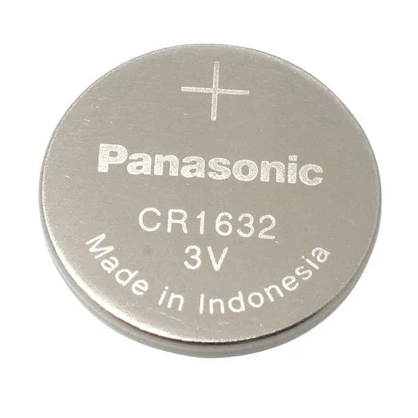 Batería de litio Panasonic CR1632 de 3 V (1632 pila)