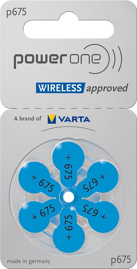 Pilas para audífonos Power One p675
