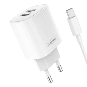 Cargador Tipo C Doble Ecopower EP-7027