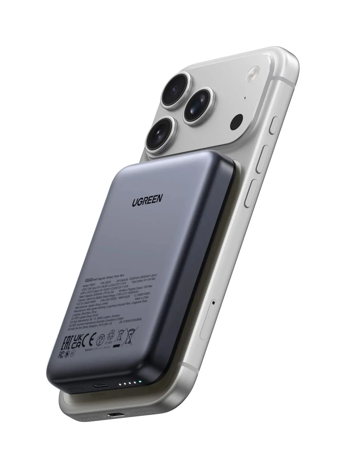 Power Bank UGREEN PB560 Magnético 5000mAh 15W USB-C iPhone MagSafe - Imagen 5