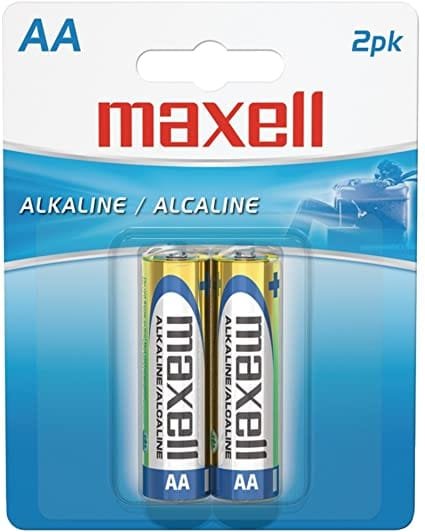 Pila alcalina AA Maxell pack de 2 unidades