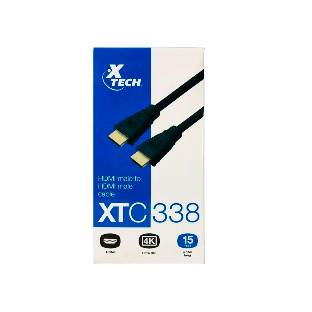Cable HDMI de 4.57 Metros Xtech XTC-338 4K