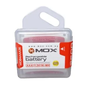 Pila Recargable AAA Mox X4 3600MAH