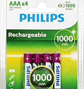 Pila Recargable AAA Philips HR03 4 unidades