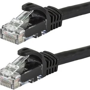 Cable de red patch cord RJ45 cat6 de 1.5 metros color negro 23AGW