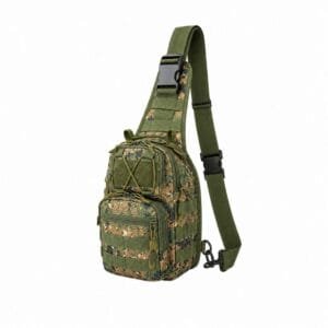 Mochila Cruzada SATE A-KP00811A 13 pulgadas Verde Camuflado