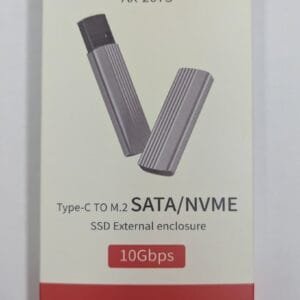 Gaveta SSD M.2 SATE AX-207S SATA/NVMe USB-C 10Gbps