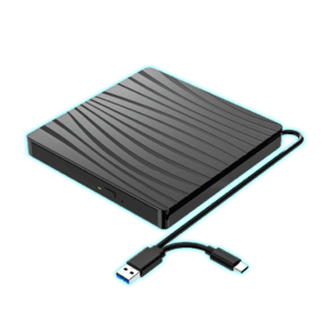 Lector y grabador de DVD/CD Externo tipo C Y USB 3.0