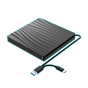Lector y grabador de DVD/CD Externo tipo C Y USB 3.0
