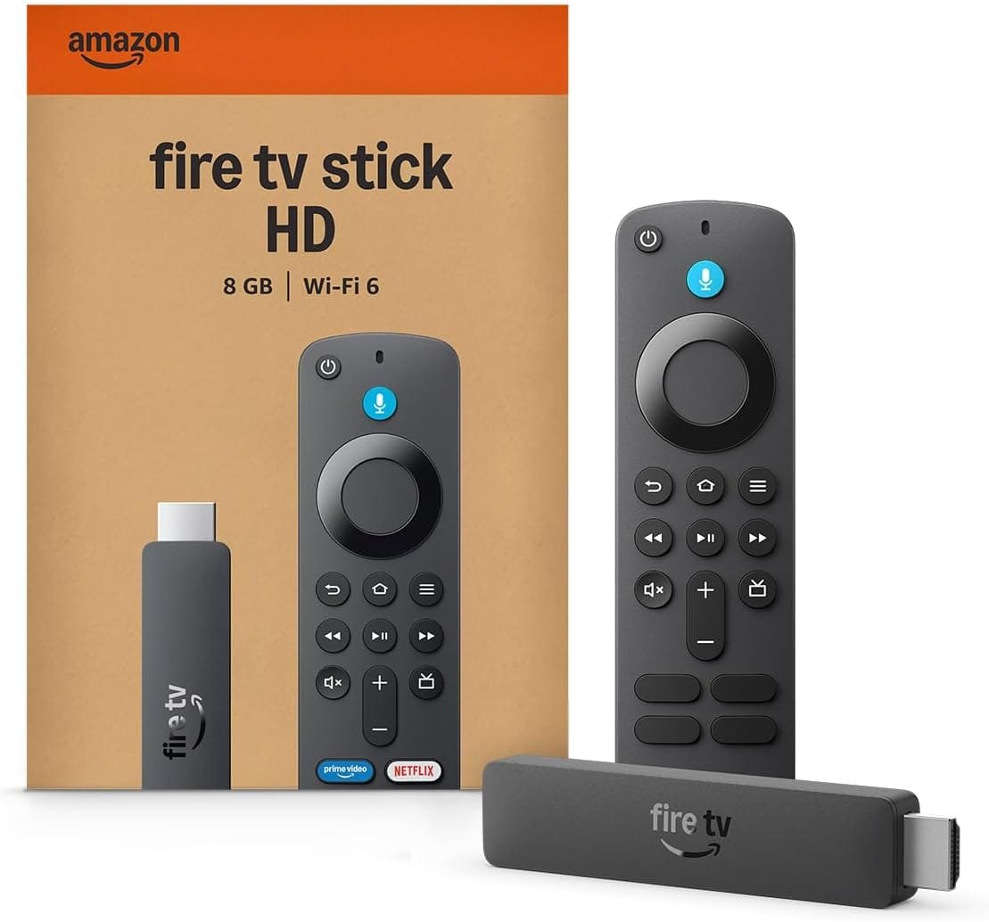 Amazon Fire TV Stick HD 8GB Wi-Fi 6 Full HD con Control por Voz Alexa