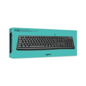 Teclado Logitech K120 USB Español con Teclado Numérico Negro