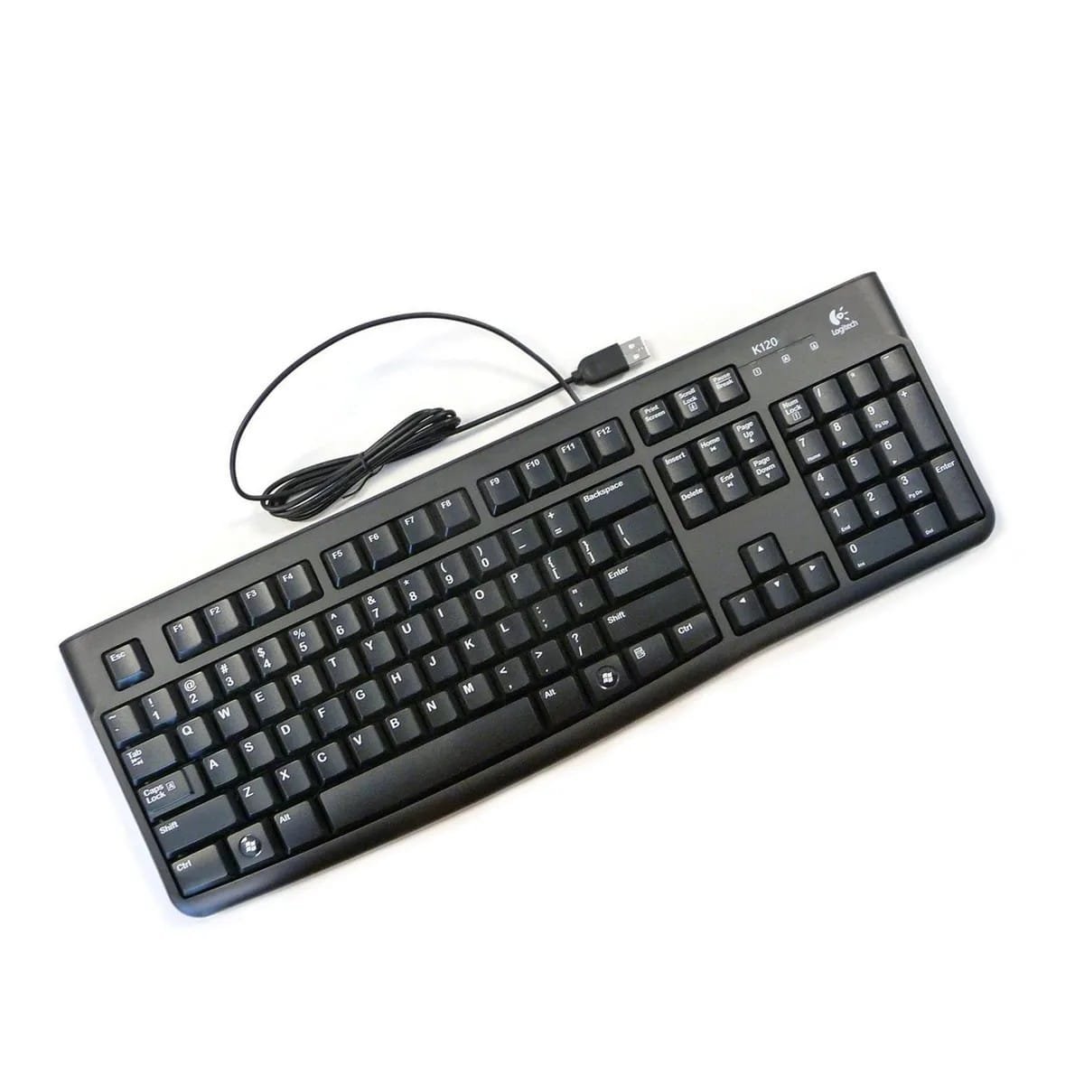 Teclado Logitech K120 USB Español con Teclado Numérico Negro - Imagen 2