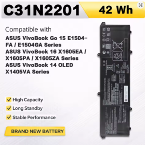 Batería para Notebook ASUS VivoBook C31N2201 11.55V 42Wh E1504 X1504 X1605