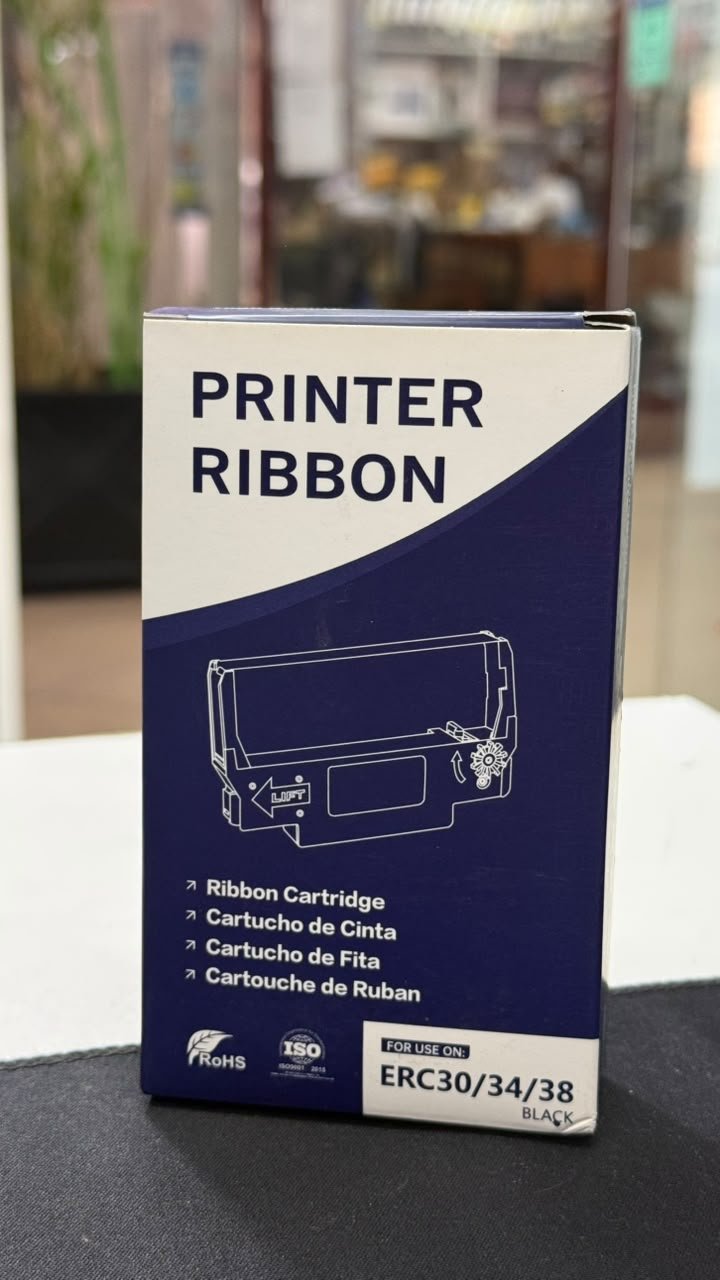 Cinta para Impresora Matricial Multiprint ERC-30 ERC-34 ERC-38 Negra